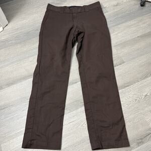 Dickies Men's Pants FLEX Active Waist Regular Fit WP150CB Brown Size 33X32